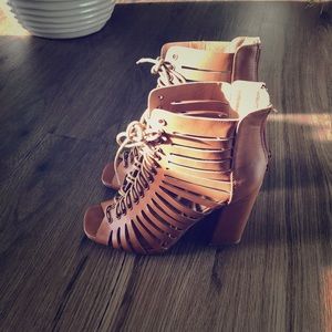 Lace up heels